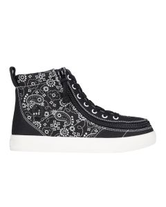 Billy Black Paisley Classic Lace High Tops Schoenen