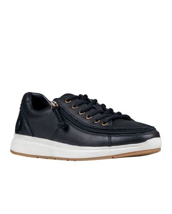 Billy Black Leather Comfort Lows Schoenen