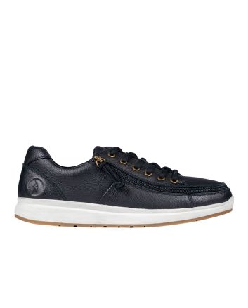 Billy Black Leather Comfort Lows Schoenen