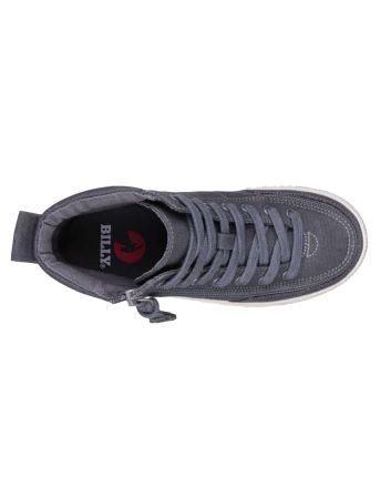 Billy Charcoal/White Classic Lace High Tops Schoenen