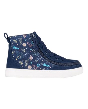 Billy Classic Lace High Tops Navy Space Schoenen
