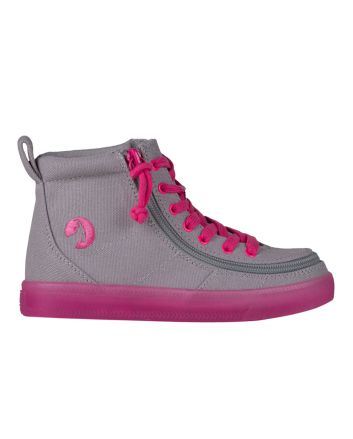 Billy Grey/Pink Classic Lace High Tops Schoenen