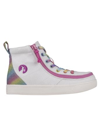 Billy White Rainbow Classic Lace High Schoenen