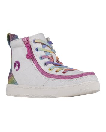 Billy White Rainbow Classic Lace High Schoenen