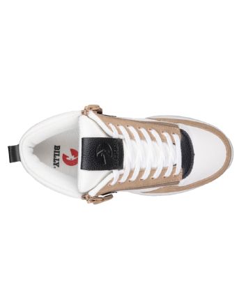 Billy White/Tan/Black Comfort DZ High Schoenen