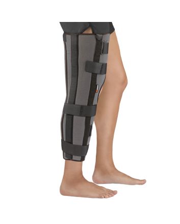 Orliman Knie-immobilisator Orthese met drie Panelen op 0º (grijs)