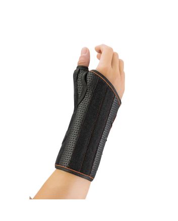 Orliman Lange Semi-Stijve Polsbrace met een Palm/Dorsal/Thumb Splint