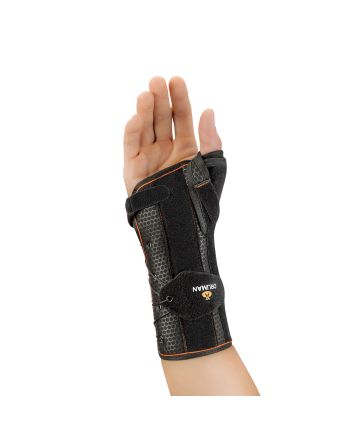 Orliman Lange Semi-Stijve Polsbrace met een Palm/Dorsal/Thumb Splint