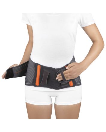 Orliman Semi-stijve Lumbosacrale Rugsteun Lumbitron Elite Duo Short