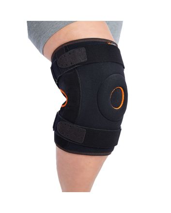 Orliman Wraparound Kniebandage met Biaxiale Gewrichten en Metalen Steunen