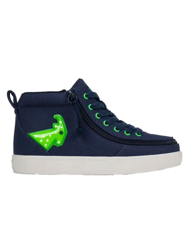 Billy Navy/Green Light Ups Classic D|R High Schoenen