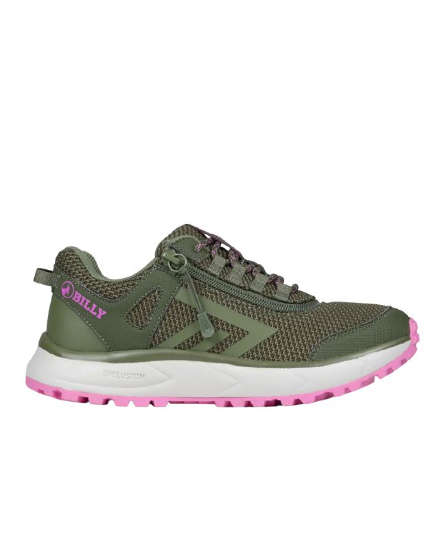 Billy Olive/Pink Inclusion Trail Schoenen