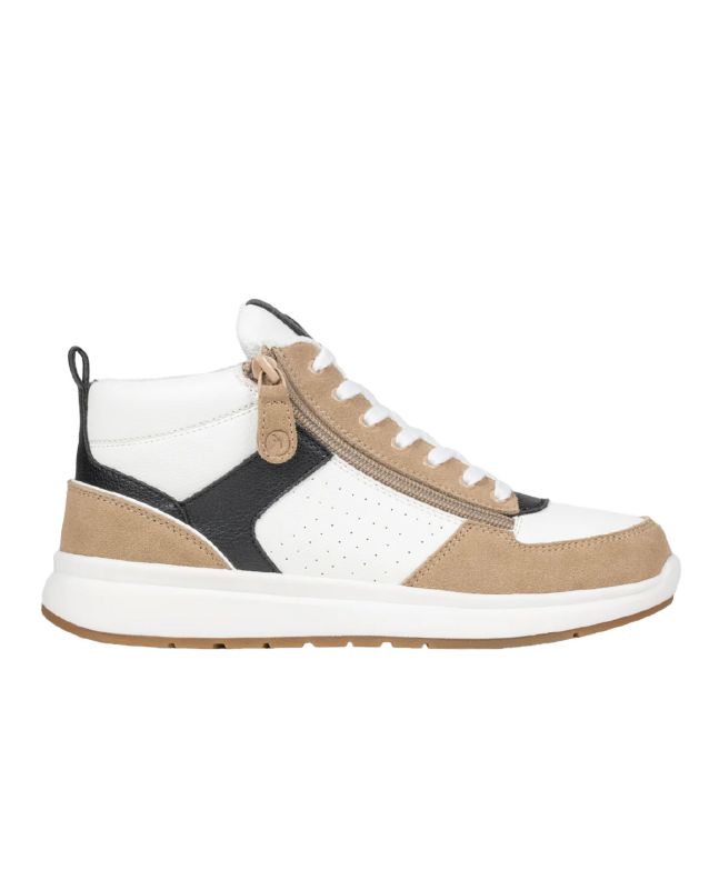 Billy White/Tan/Black Comfort DZ High Schoenen